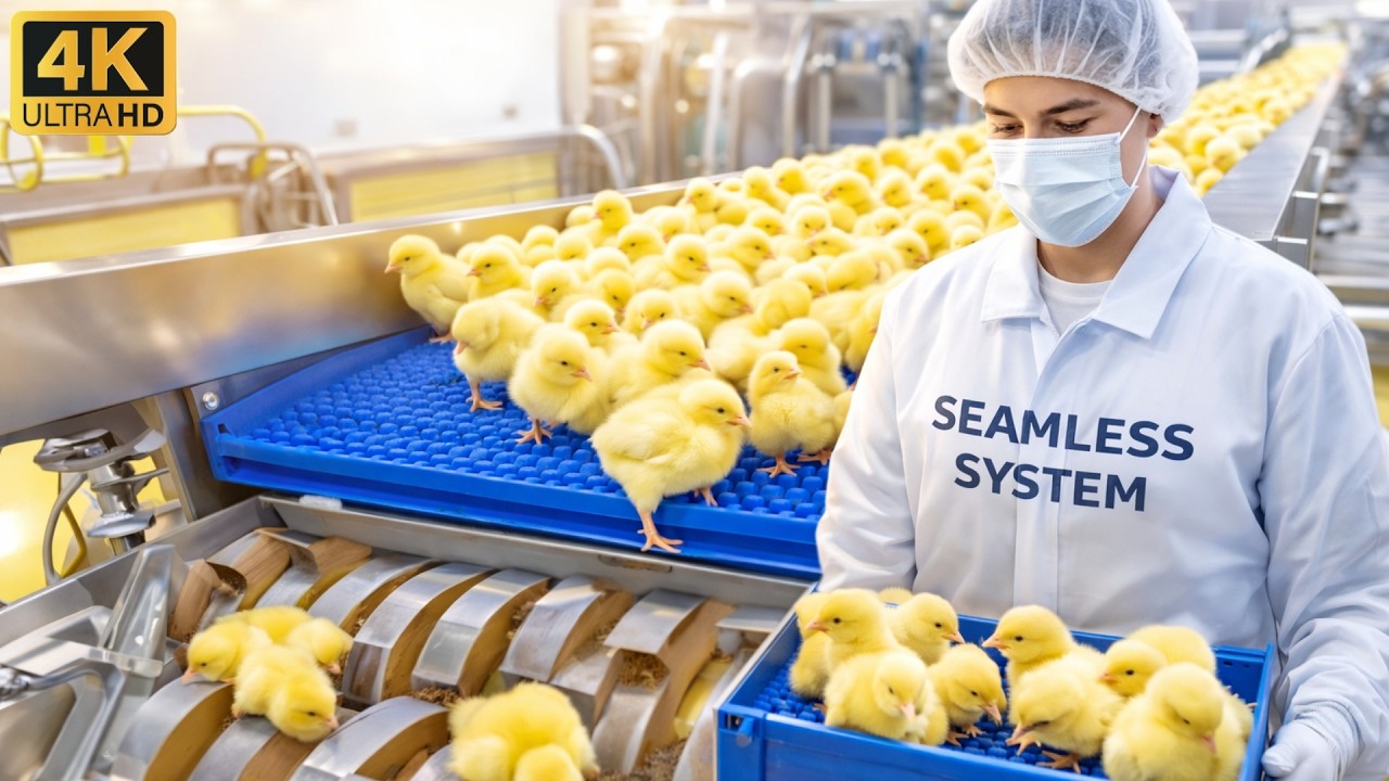 Inside the World’s Biggest Poultry Hatchery - Million Chicks Born Every Day!