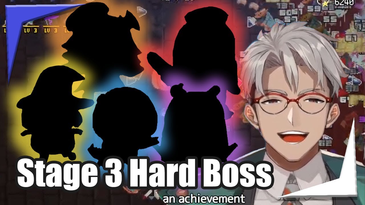 Arusan fights the boss of Holocure Stage 3 Hard mode!【Holostars EngSub】