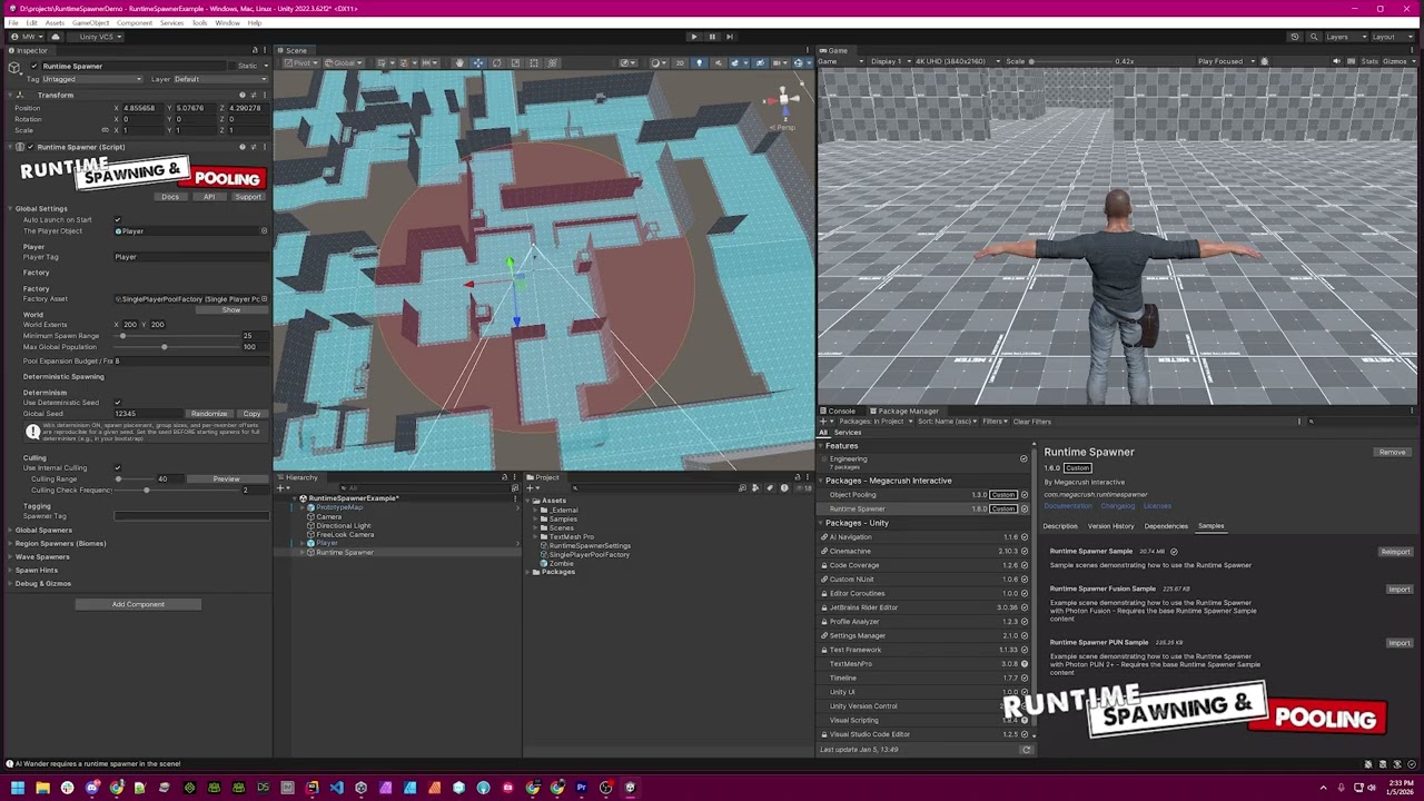 Runtime Spawner Tutorial Series - Configuration and Global Spawners