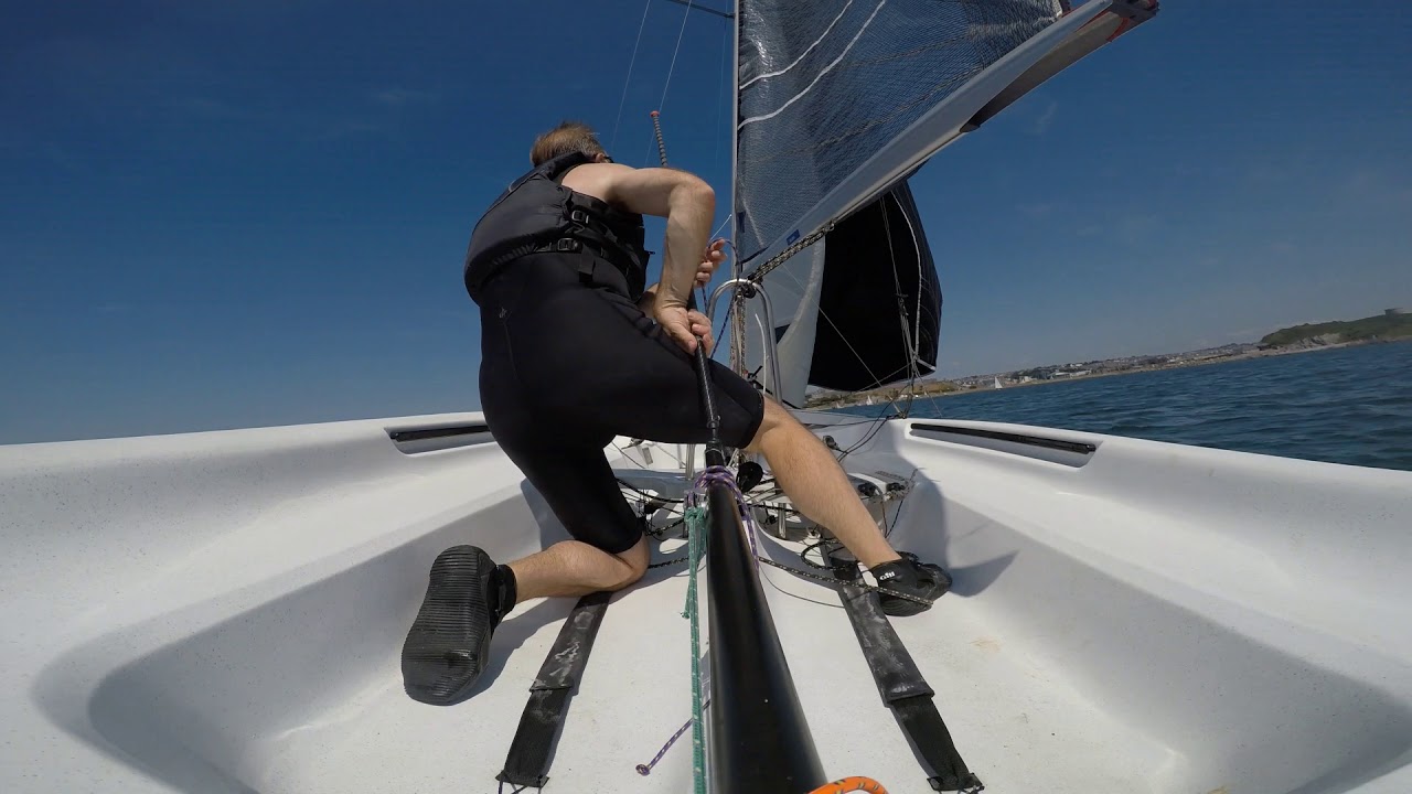 Singlehanded Xenon Dinghy with Spinnaker