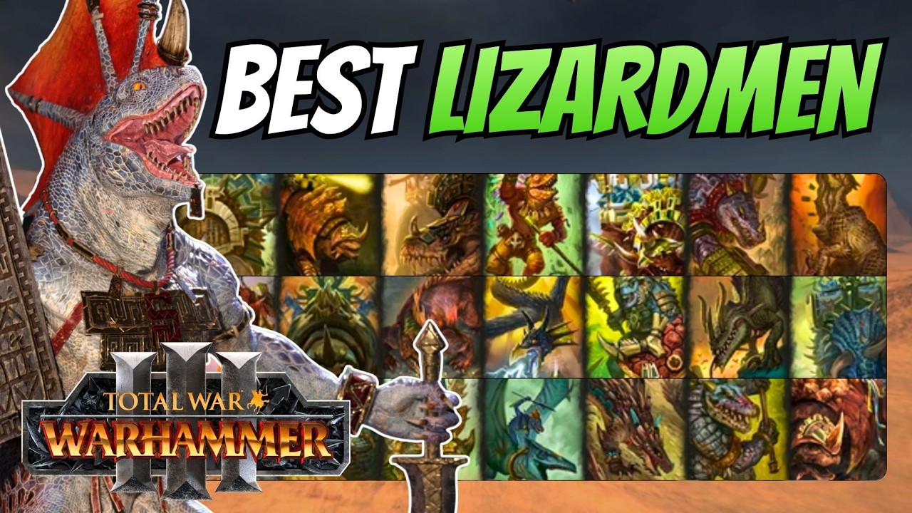 YOU Ranked the BEST Lizardmen Units in Total War Warhammer 3