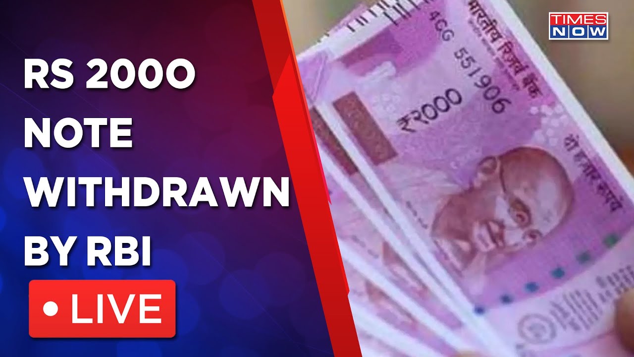 RBI Announces To Withdraw Rs 2000 Note; | Know What Will Happen To Your Old Notes | Live News