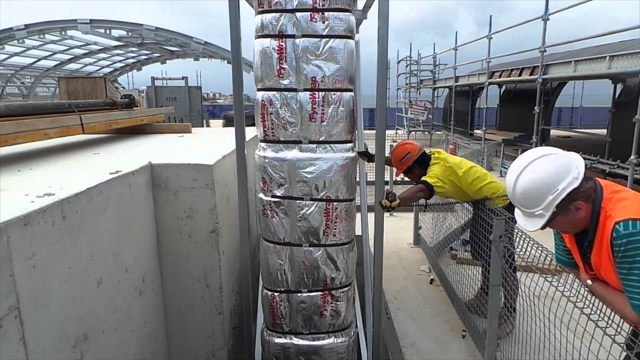 Bondi Pacific - prefab riser installation