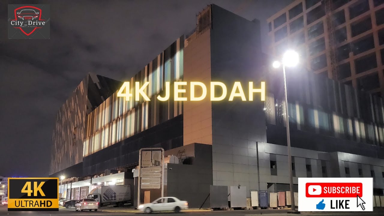 Jeddah 4K Driving | Night Tour | Amazing View | Saudi Arabia