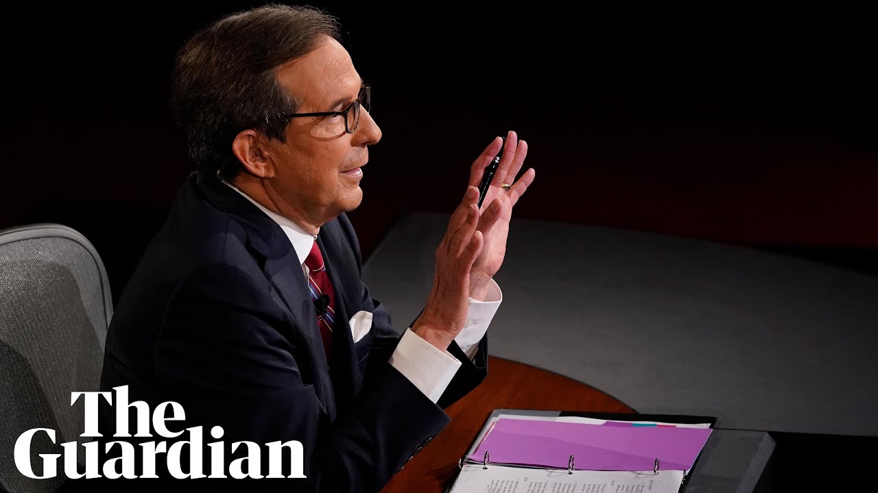 US presidential debate moderator Chris Wallace struggles to contain Trump