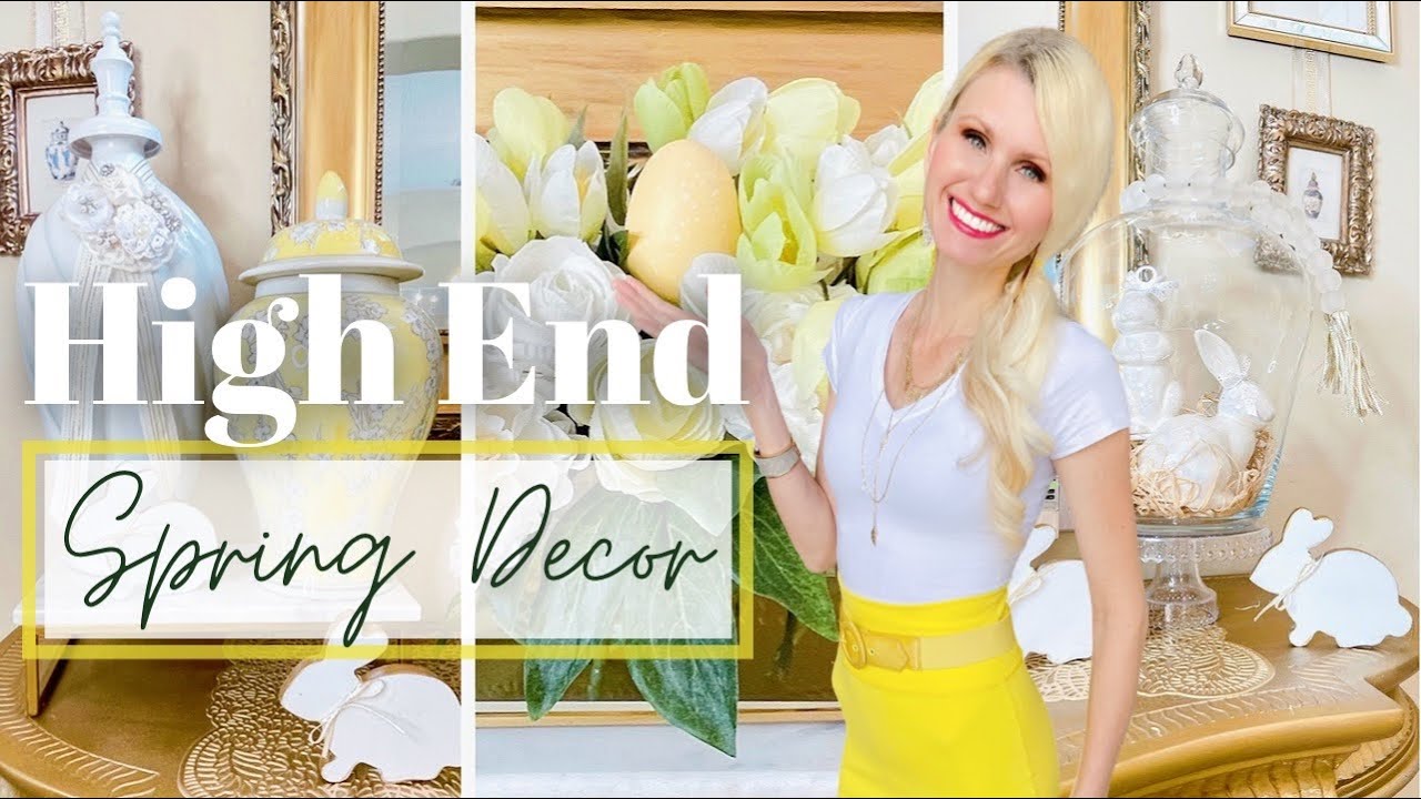 🌷 5 AMAZING HIGH END SPRING HOME DECOR DIYS | DECORATE WITH ME FOR SPRING!