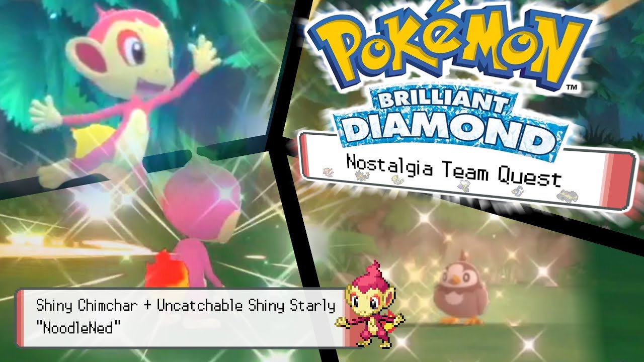 579 - I'm shiny hunting my childhood Diamond team! LIVE Shiny Chimchar after 648 SRs in BD (+Starly)