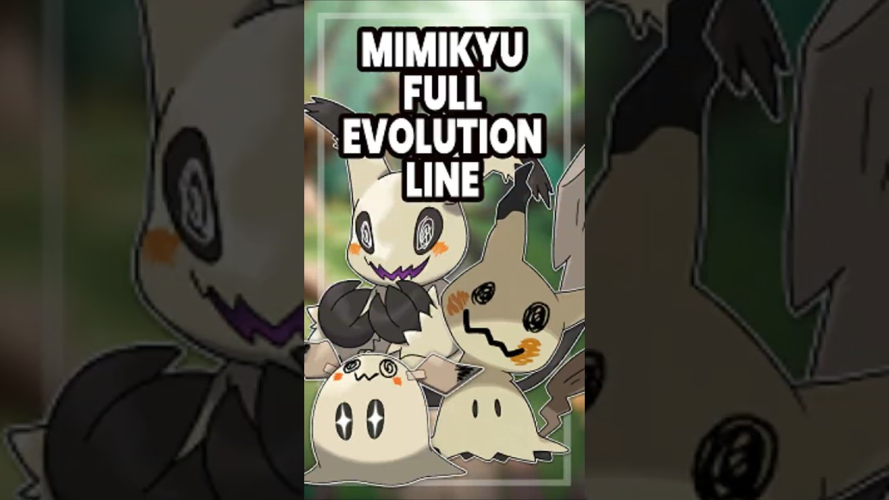 What if your favorite Pok&eacute;mon finally got a FULL EVOLUTION LINE? #fakemon #mimikyu #pokemon
