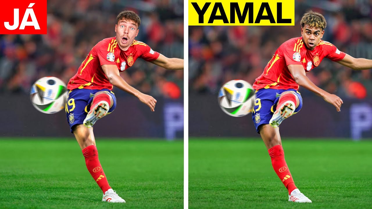 Napodobujeme NEJLEPŠÍ Góly LAMINE YAMALA... w/  @Gudu @martinhrabina