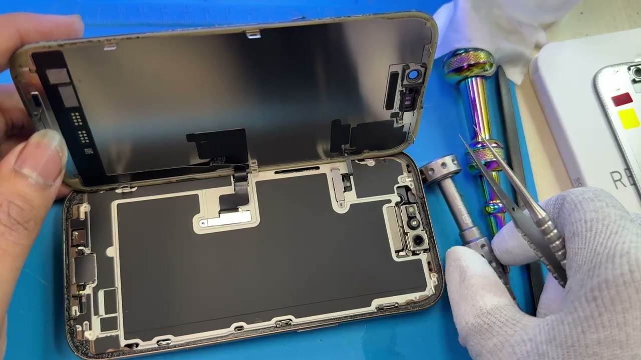 Замена экрана iPhone 16 Pro за 60 секунд #iphone16pro #screenreplacement #phonerepair