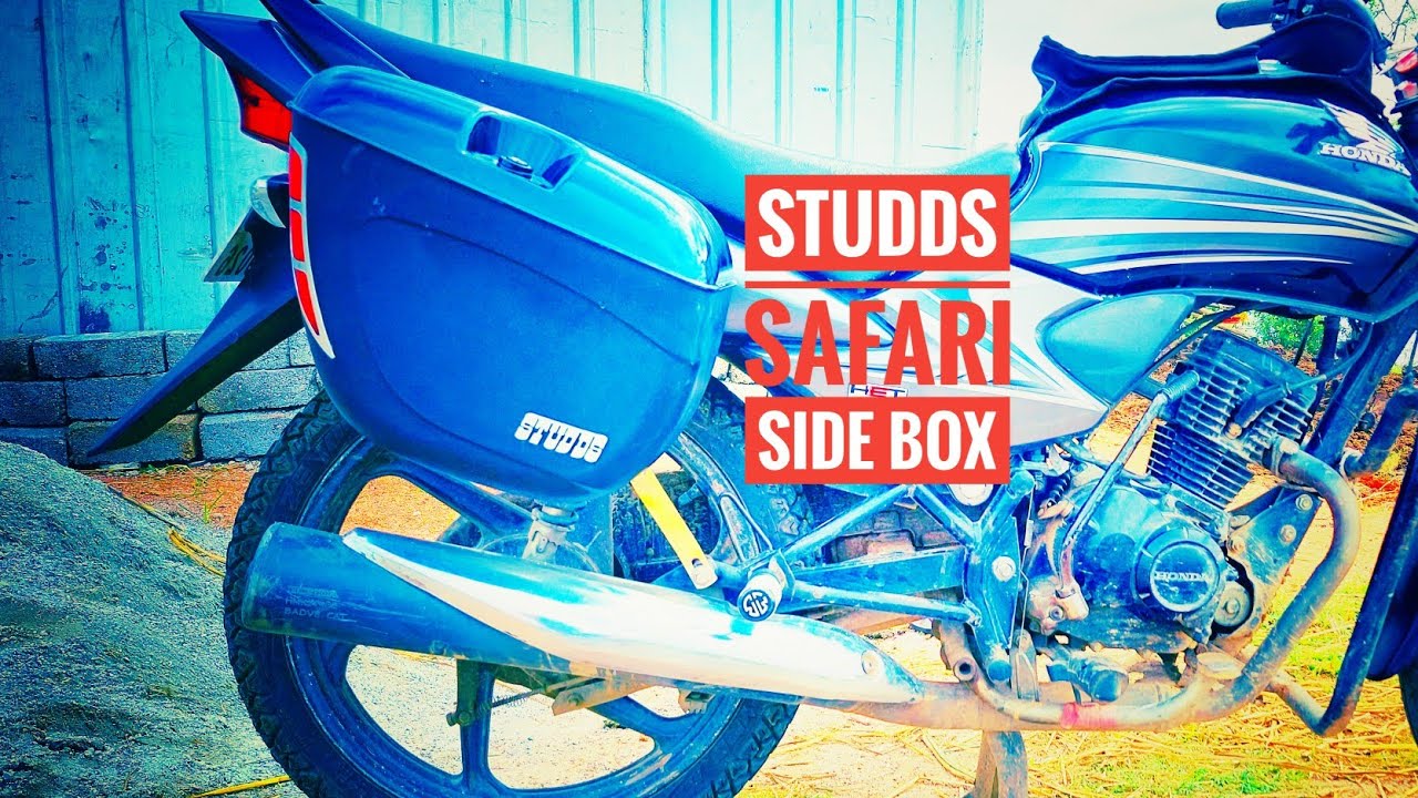 Studds saffari Side Box installation to  Honda Dream Yuga / Universal Clamps Fitting for Any Bike