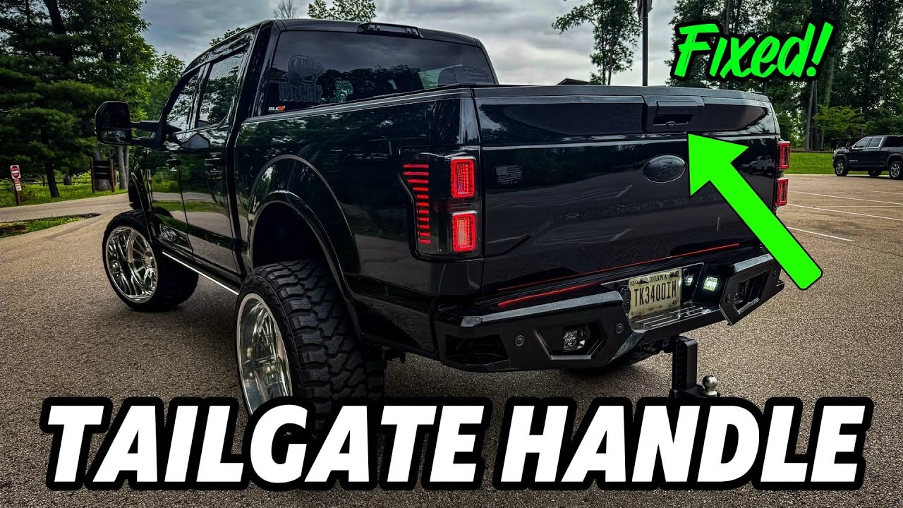 Replace tailgate handle or backup camera on a 2015 to 2017 Ford F150 - step by step detailed install
