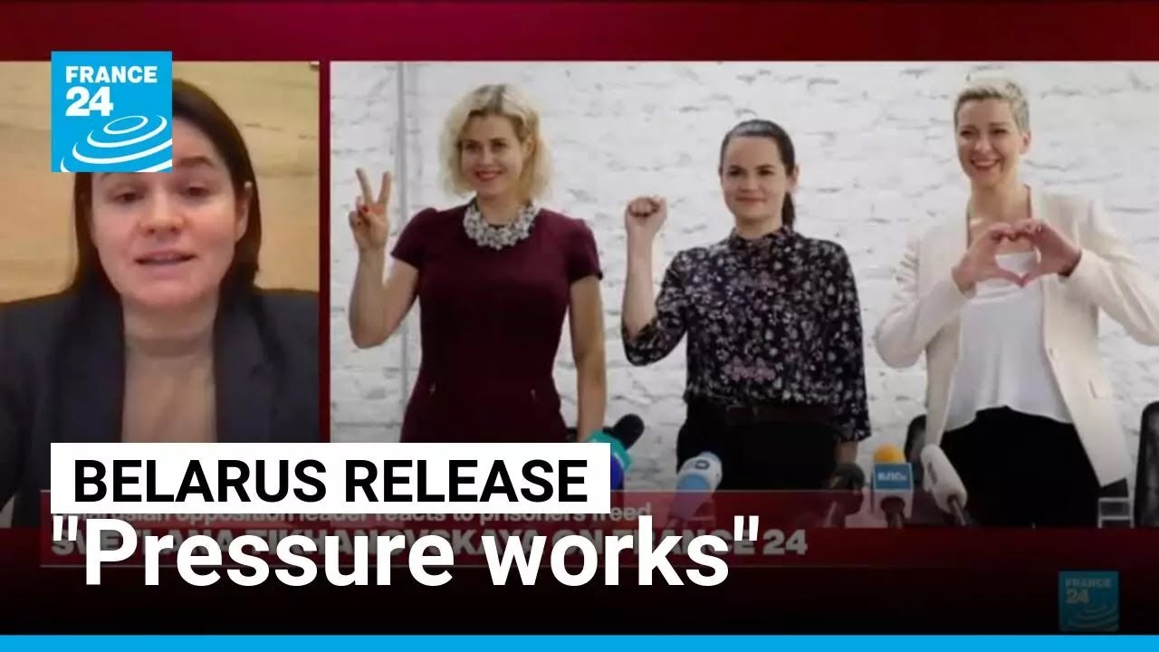 'Pressure works': Belarus opposition leader Tikhanovskaya reacts to release of political prisoners