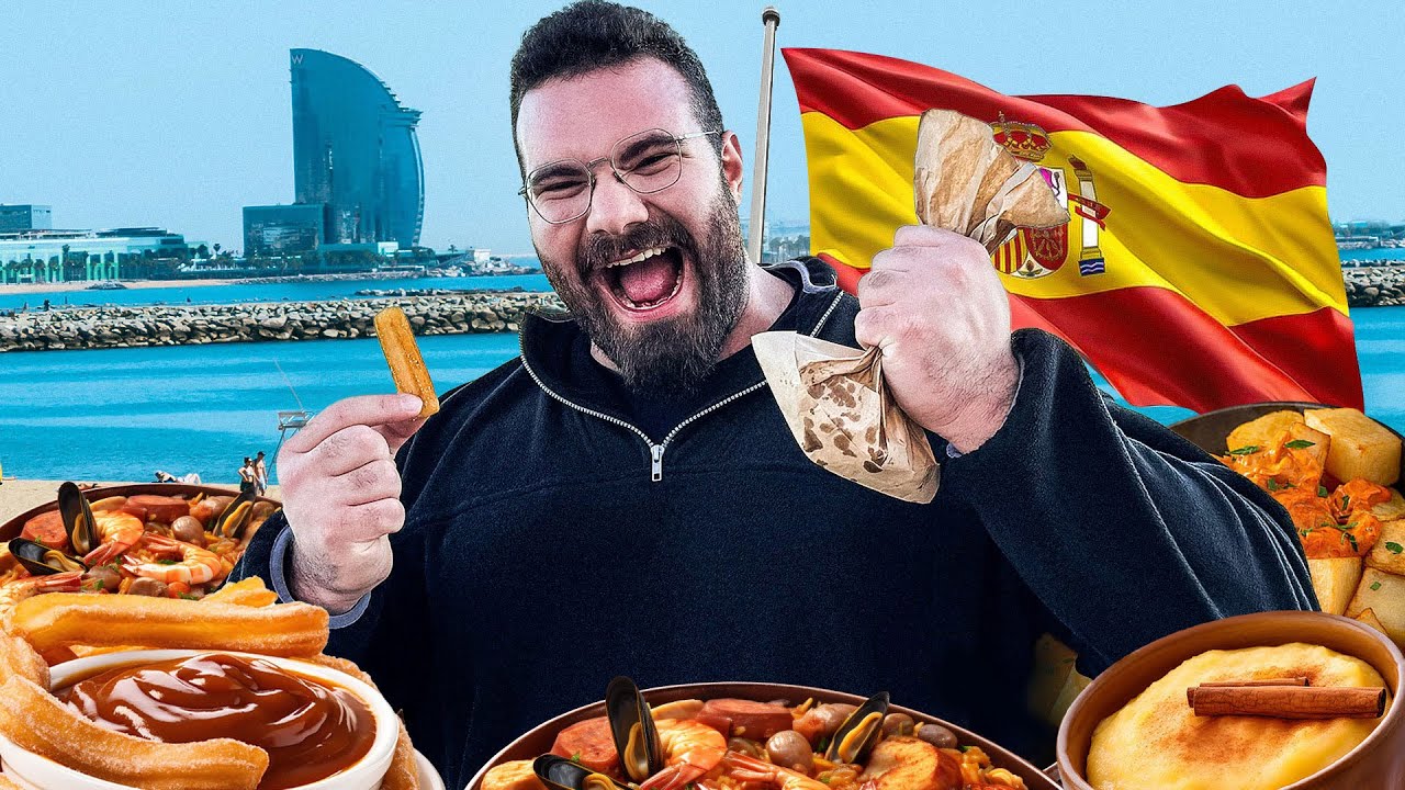 BARCELONA SOKAK LEZZETLERİNİ GÖMDÜM! 🇪🇸