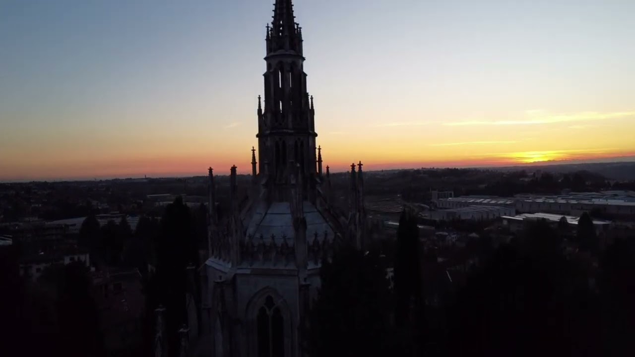 Mausoleo Visconti di Modrone Dji mini2se, Cassago Brianza