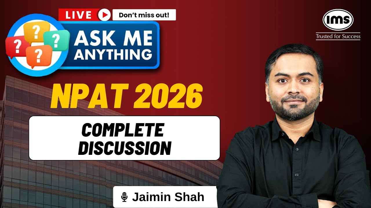Know everything about NPAT 2026 | Ask me anything ft. Jaimin Shah