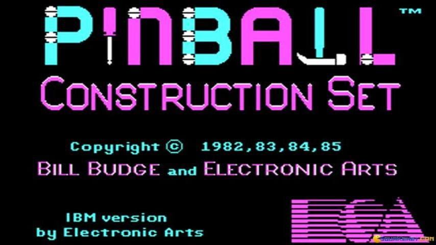 Pinball Construction Set gameplay (PC Game, 1985)
