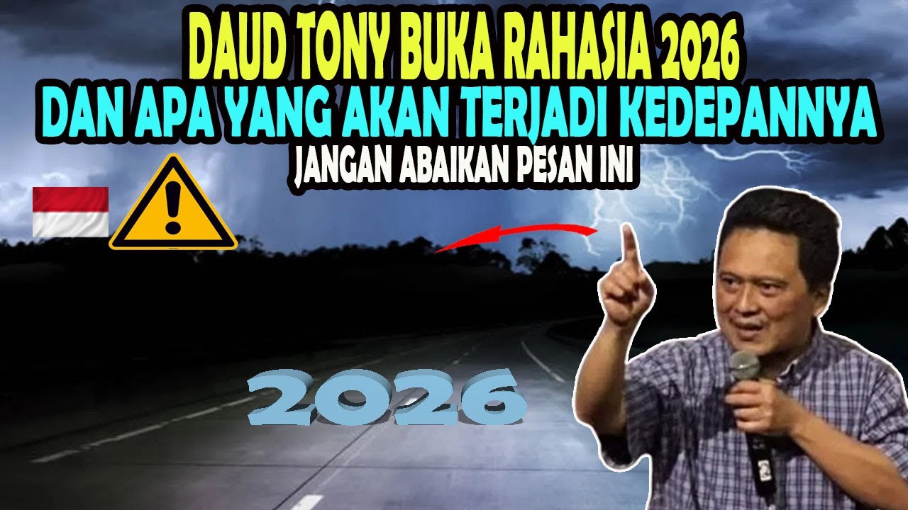 DAUD TONY BUKA RAHASIA 2026 - DAN APA YANG AKAN TERJADI KEDEPANNYA - JANGAN ABAIKAN PESAN INI