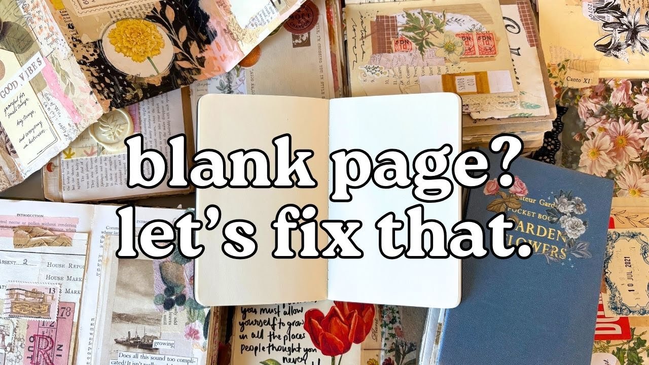 10 junk journal tips for when you’re feeling stuck 📖✂️ (beginner-friendly)