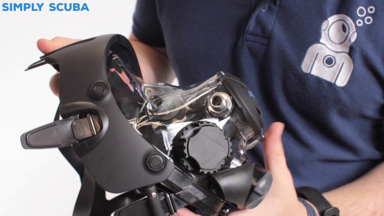 OceanReef Space Extender Integrated Dive Mask - www.simplyscuba.com