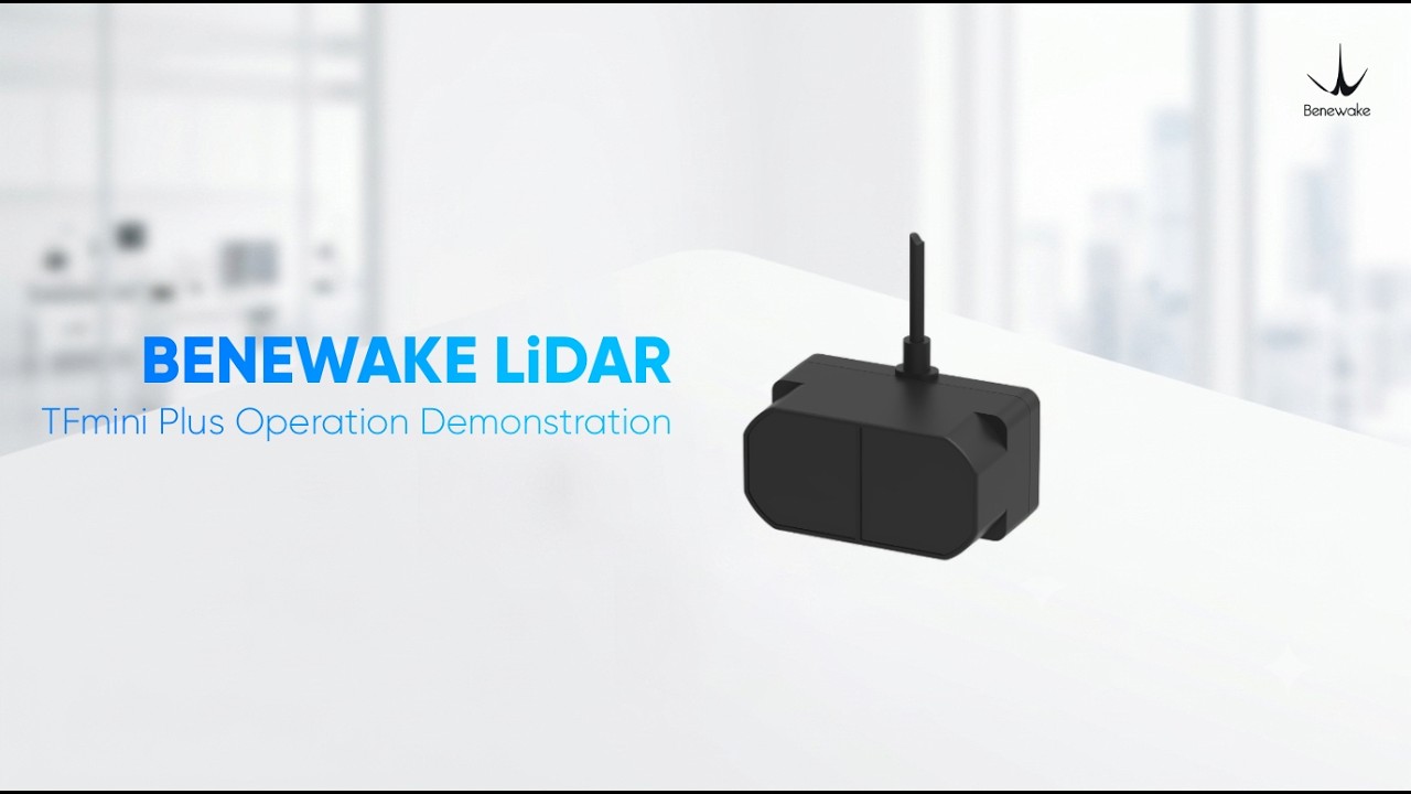 Benewake LiDAR TF mini Plus Operation Demonstration