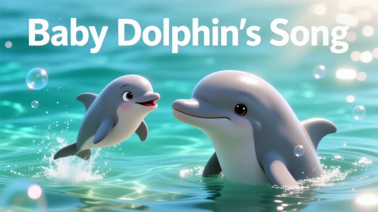 🐬🎵Baby Dolphin Doo Doo Doo 🐬| Baby shark doo doo doo  |  Nursery Rhymes for kid