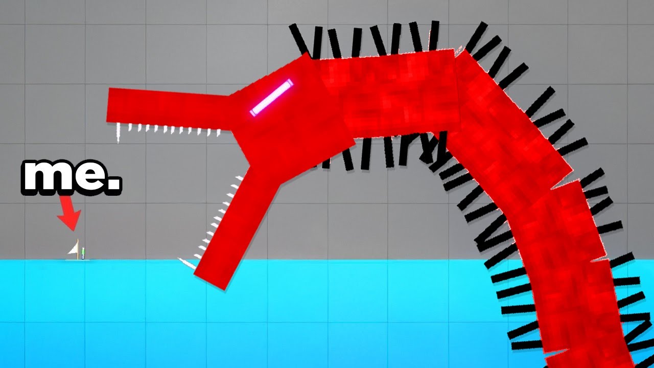 WILD Deep Sea Space Monster ATTACKS & EATS DUMB Ragdolls!