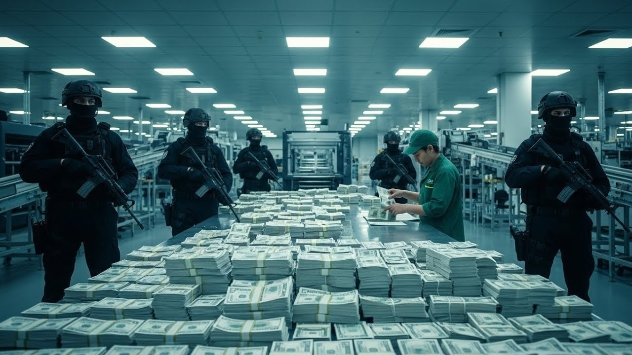 Внутри денежного завода: как печатают миллионы банкнот каждый день