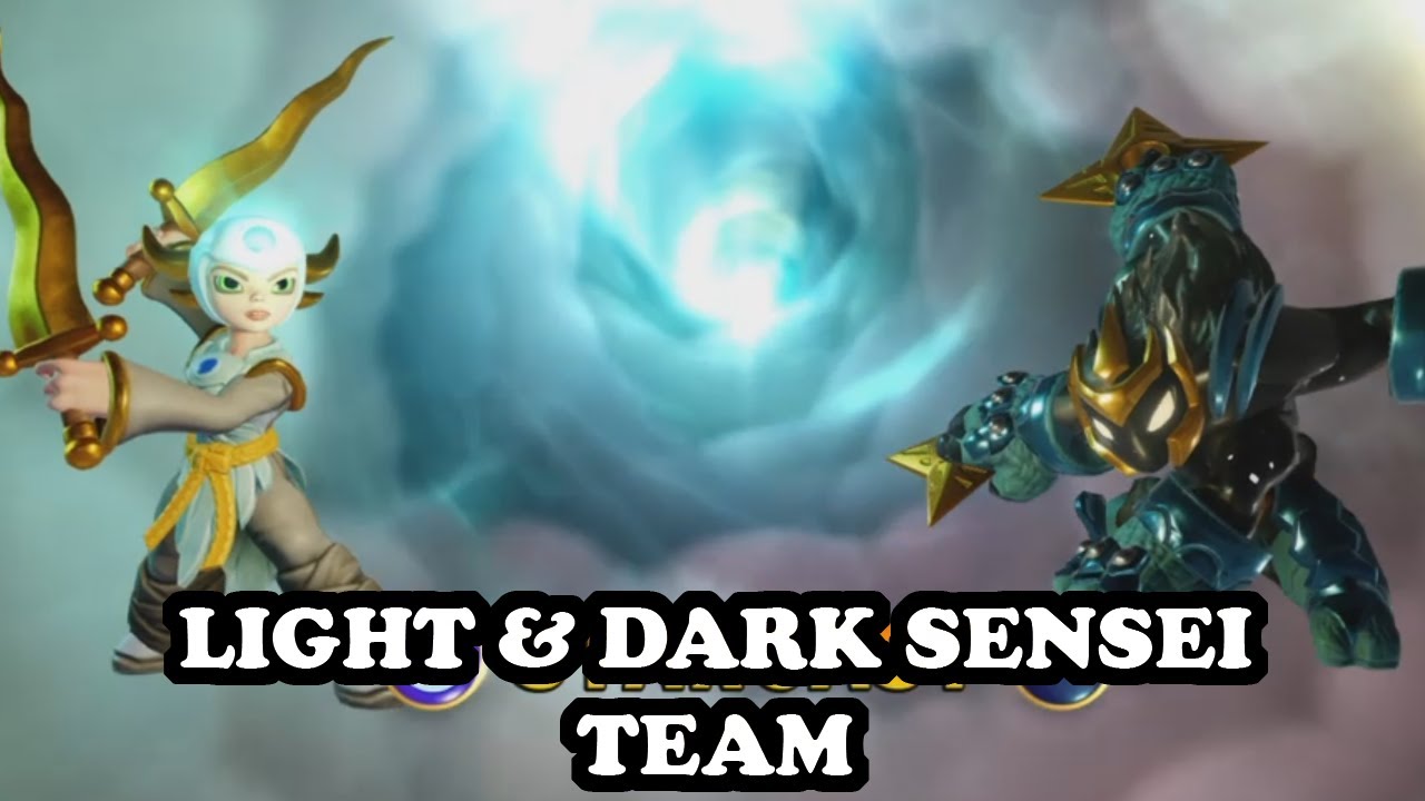 Skylanders Imaginators - Aurora & Starcast GAMEPLAY - LIGHT & DARK SENSEI TEAM