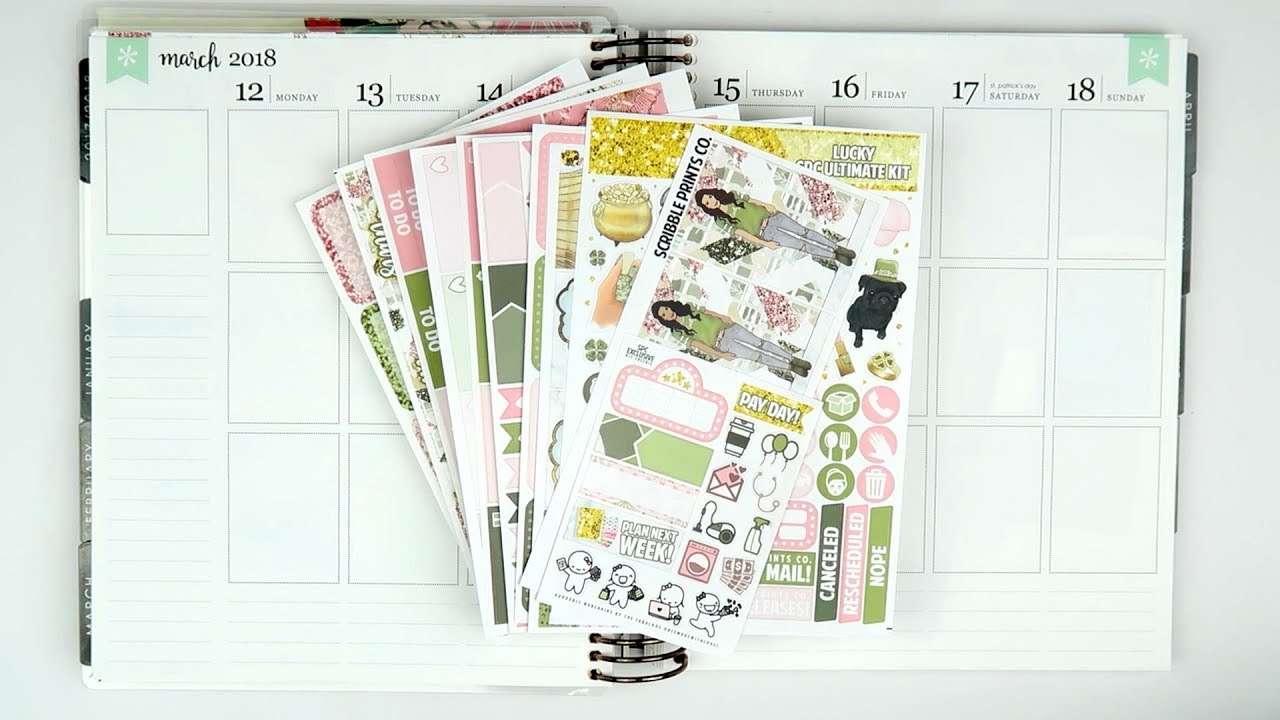 Plan With Me | Lucky (ScribblePrintsCo)