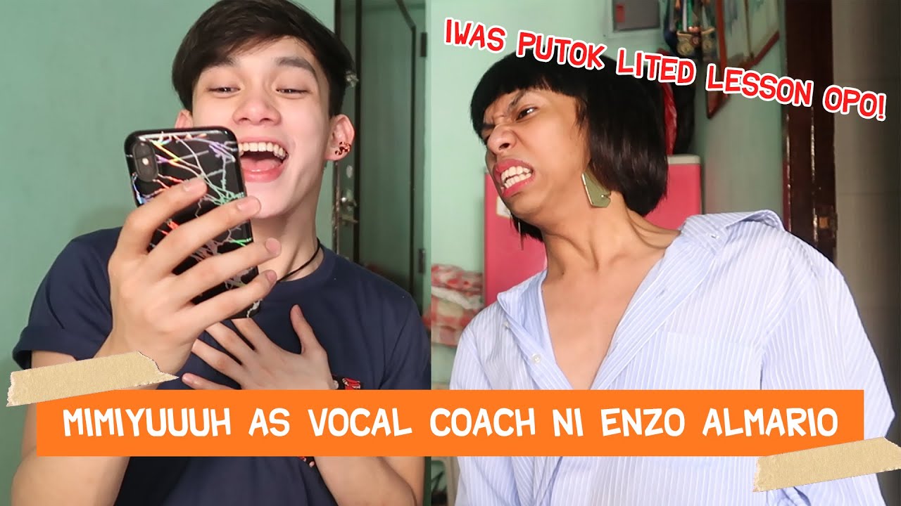 Mimiyuuuh as Vocal Coach ni Enzo Almario from Idol Ph (Versace on the Floor)