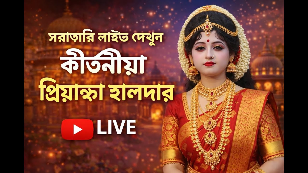 ভাইরাল কীর্তনীয়া প্রিয়াঙ্কা হালদার কীর্তন | priyanka Halder kirtan live 2026