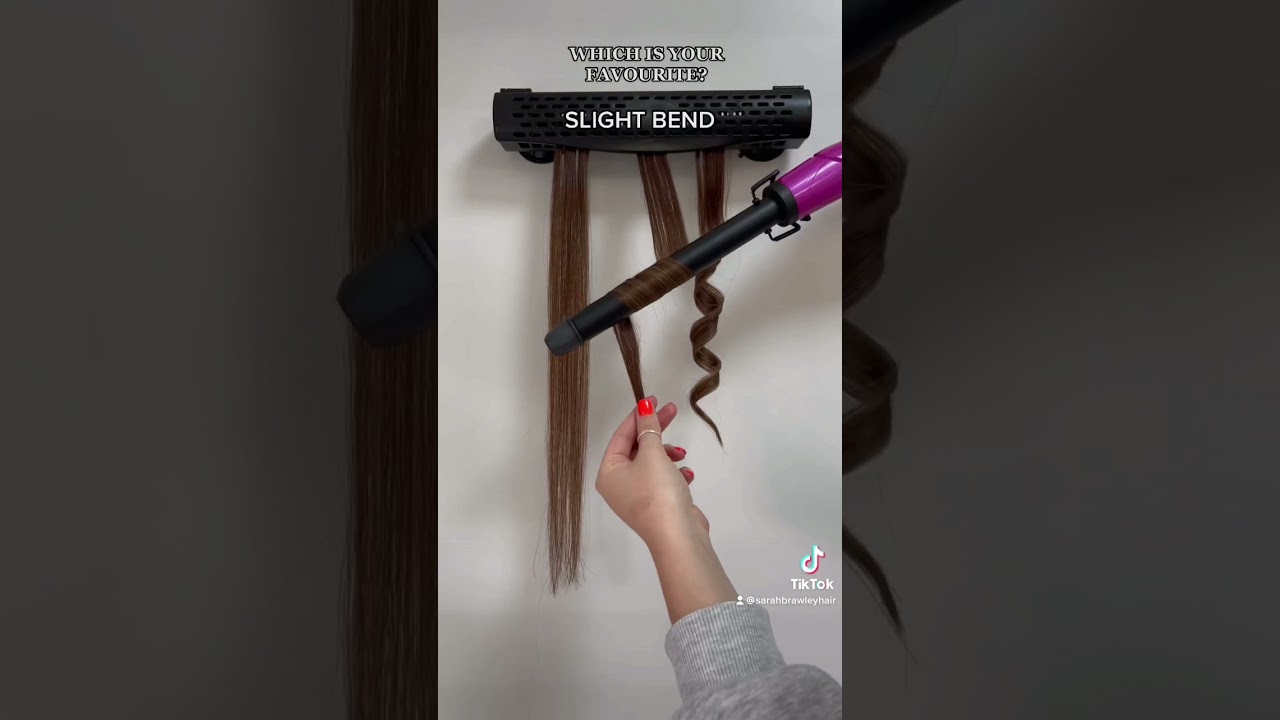 How to curl with a curling wand. Easy hair curling tutorial #hairtutorial #hairhacks #hairstyles