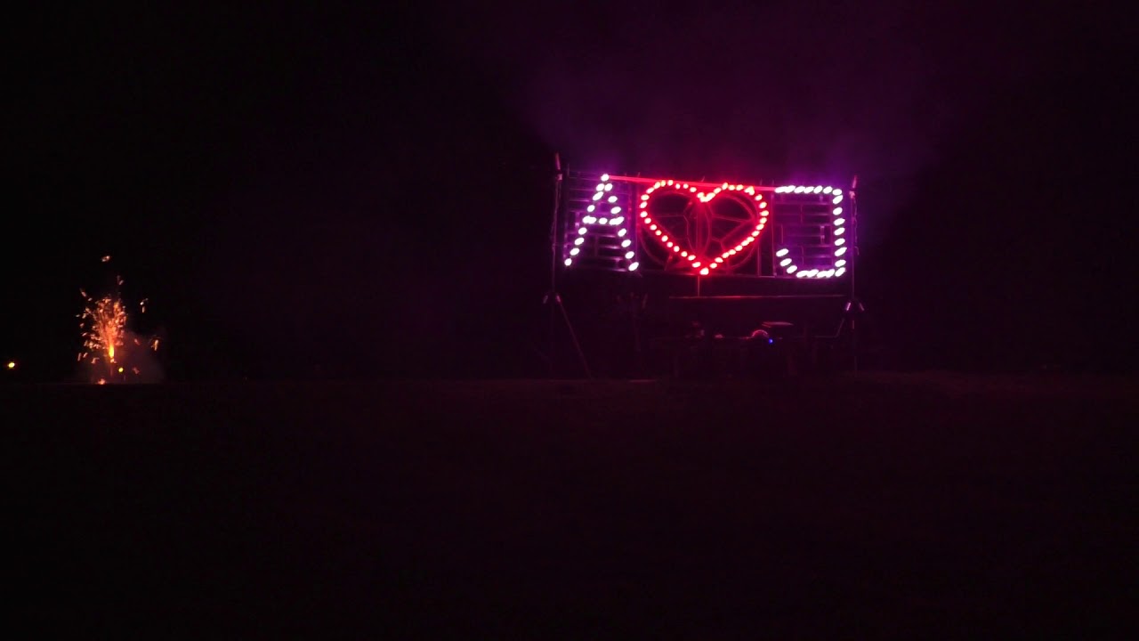 Pyrotechnisches Lichterbild