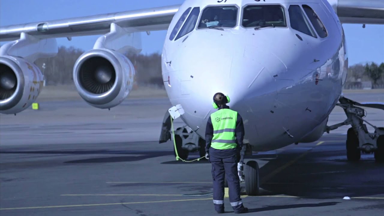 En dag på Bromma flygplats