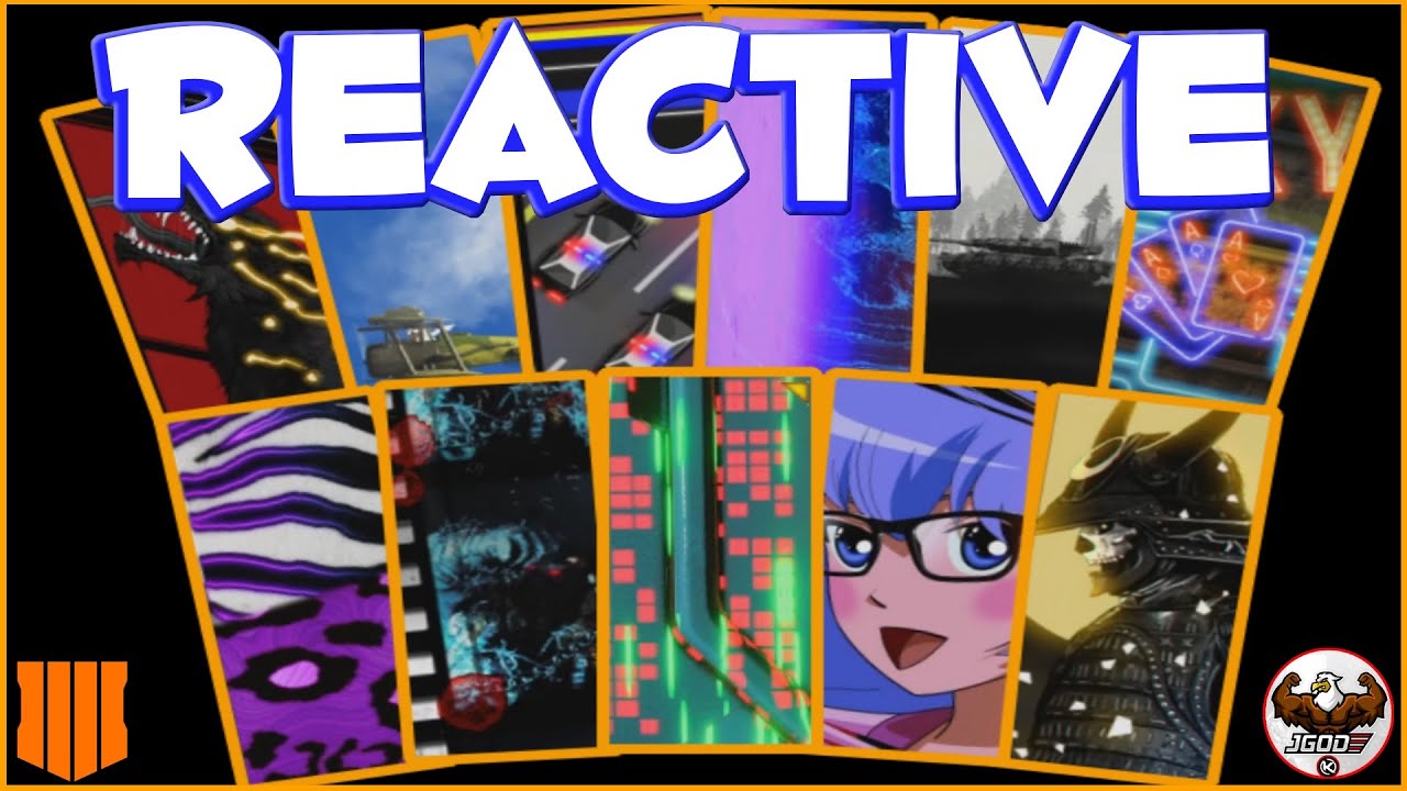 Every Reactive Camo in CoD BO4 after 1.16 Update (28 Different Variants)