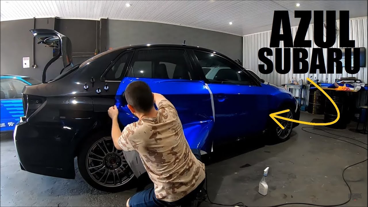 SUBARU IMPREZA WRX STI QUASE FINALIZADO. AZUL ANIMAL!