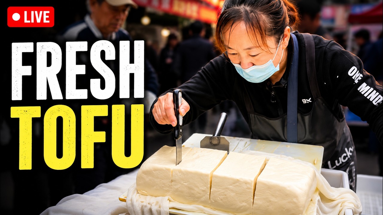 🔴LIVE: TOFU LADY Selling Giant Fresh Tofu Blocks (07/31/2026)