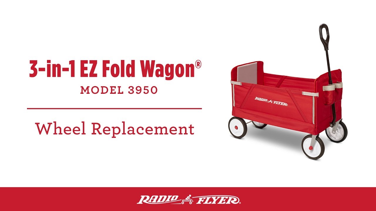 3-in-1 EZ Fold Wagon: Wheel Replacement