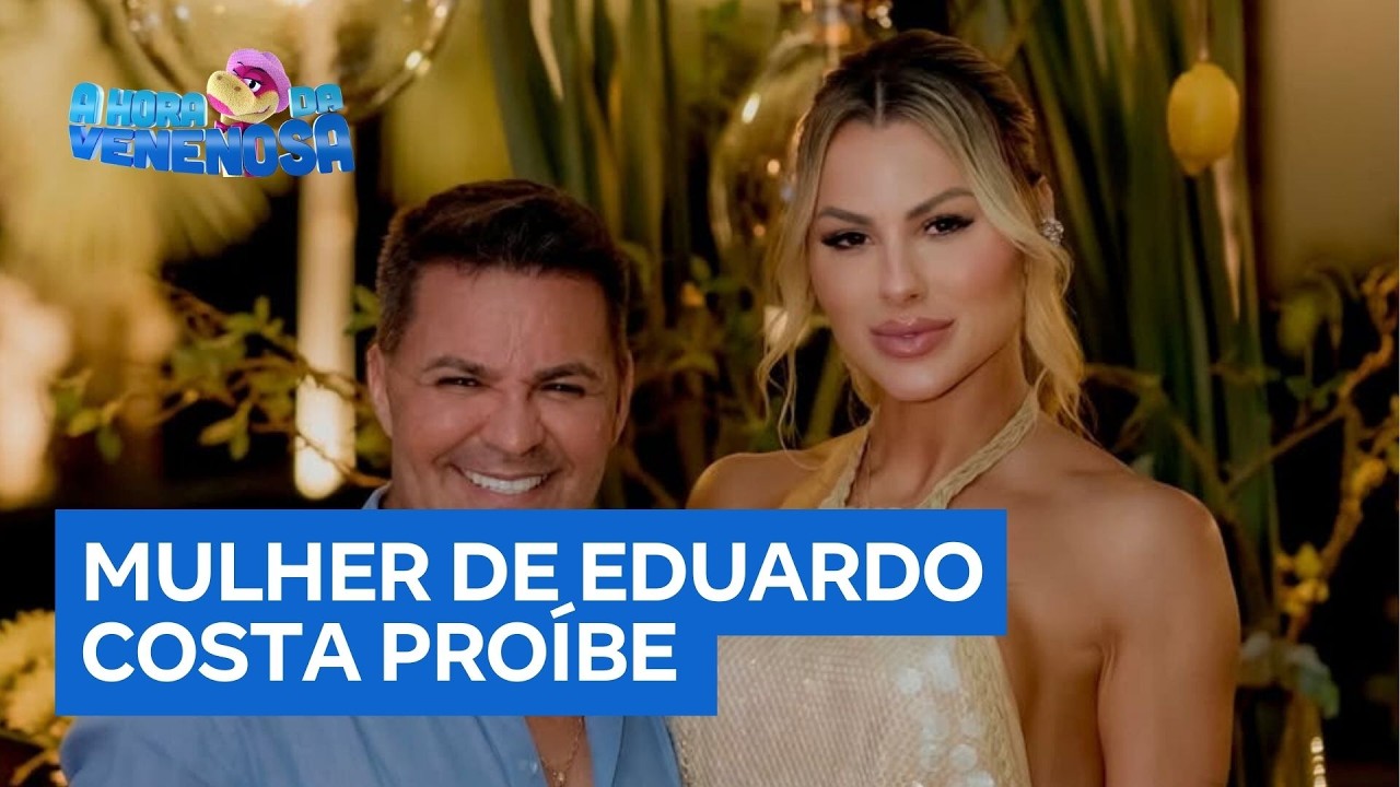 Entenda por que Eduardo Costa proíbe a mulher de trabalhar fora de casa