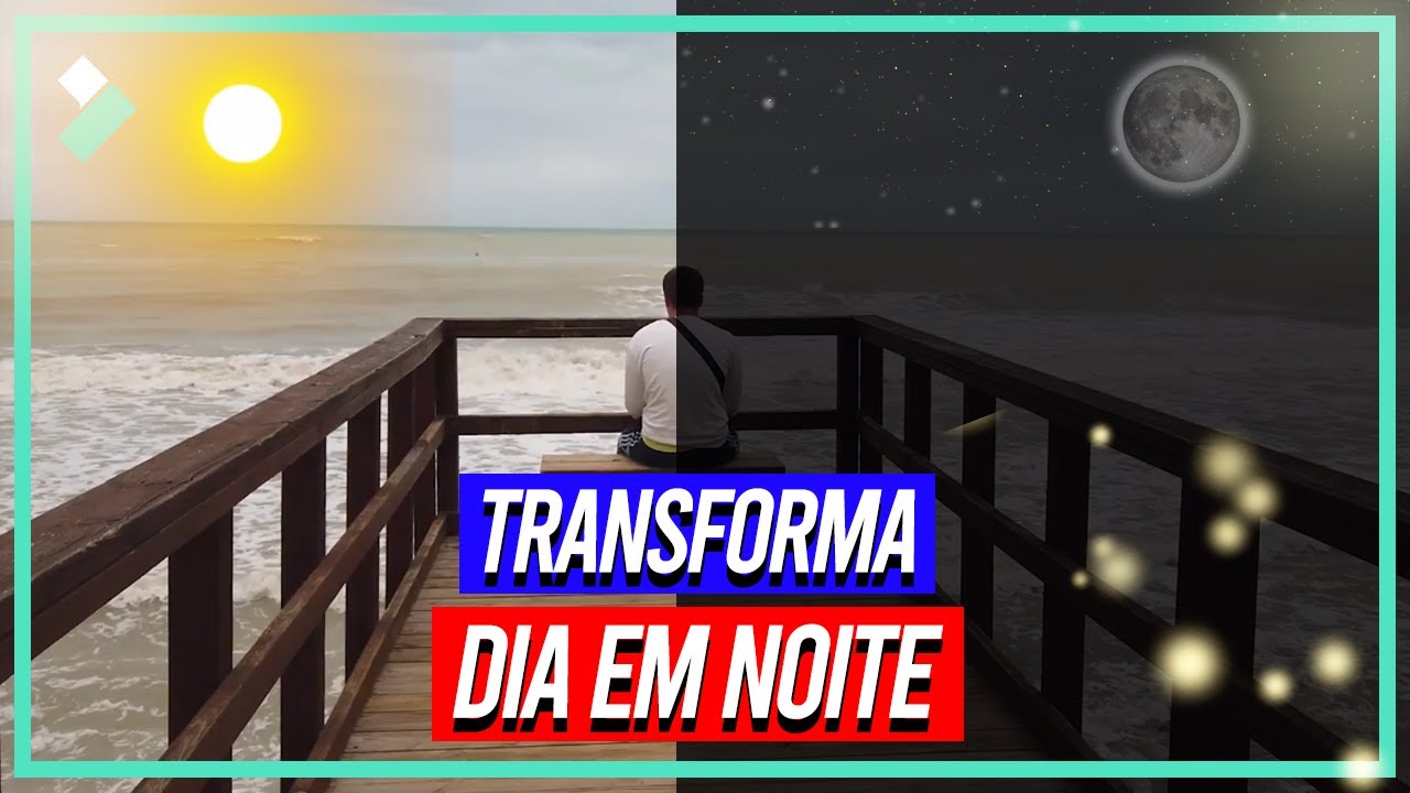 Como transformar DIA em NOITE com EDIÇÃO de VÍDEO? | Wondershare Filmora