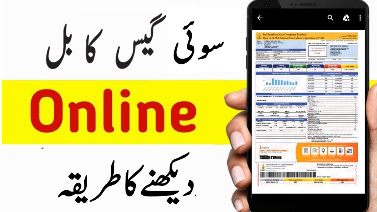 How to Check Your Sui Southern Gas Company Limited Bill Online | SSGC Bill Check Online