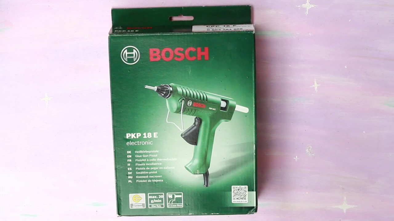 Обзор клеевого пистолета Bosch PKP 18 E самый лучший пистолет для рукоделия