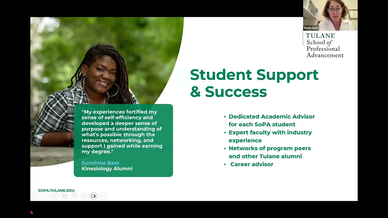 Digital Open House - Graduate Programs at Tulane SoPA