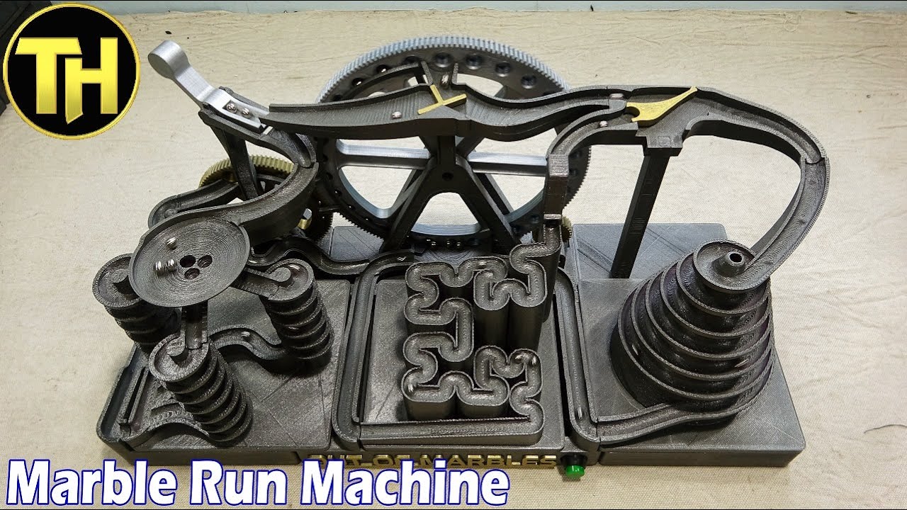 Building a Marble Run Machine with 3D Printer