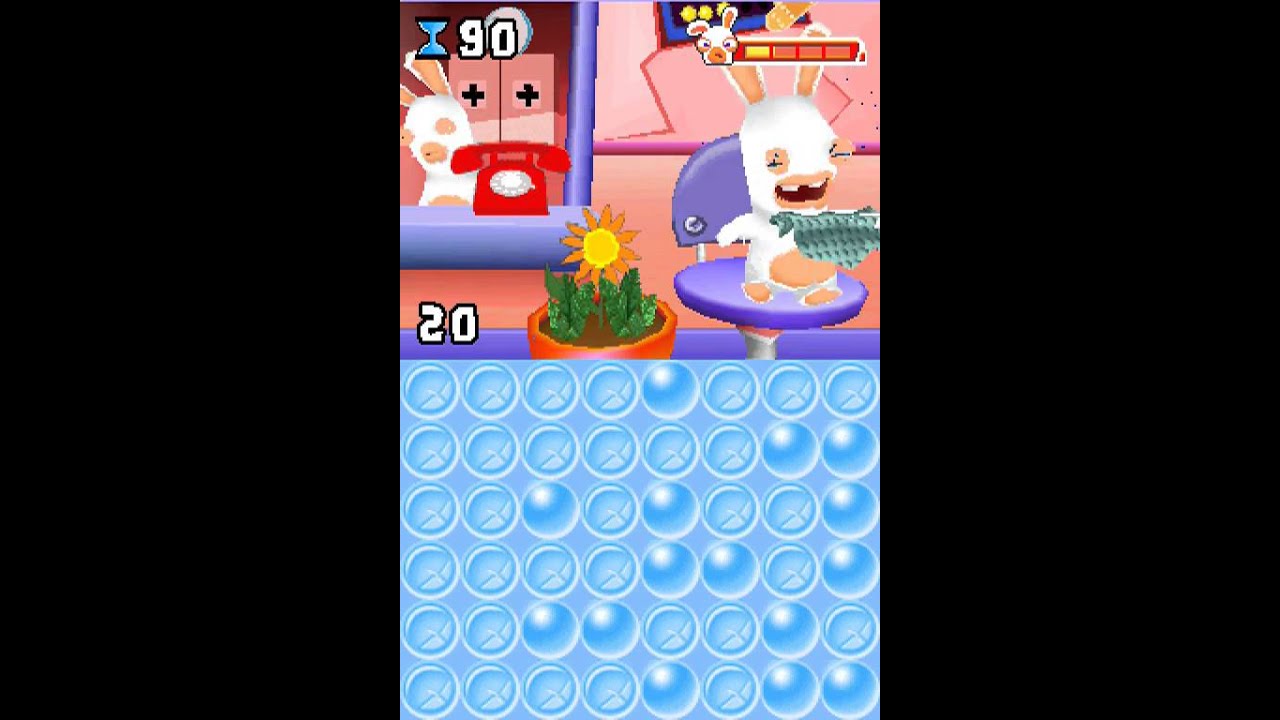 Nintendo DS Longplay [063] Rayman Raving Rabbids - TV Party
