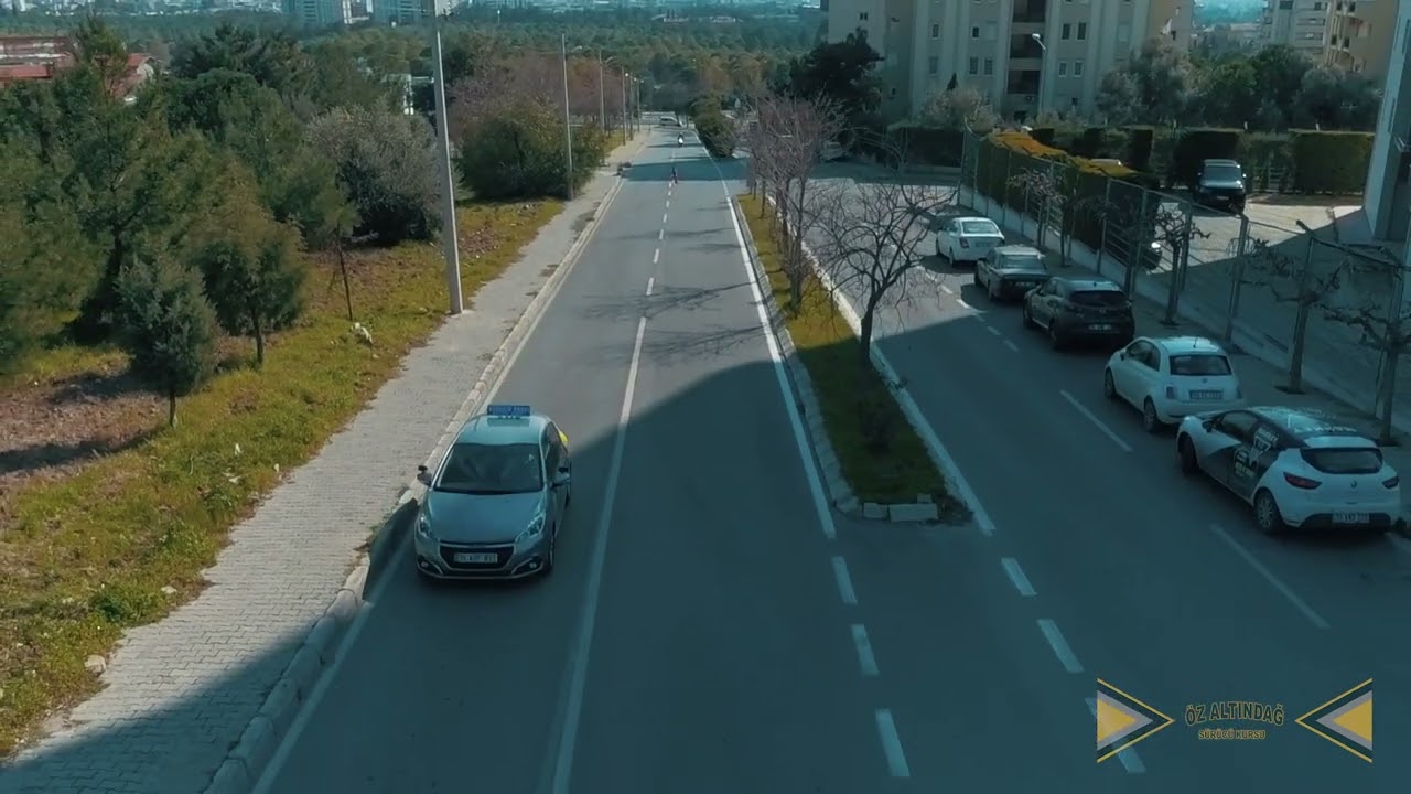 ÖZ ALTINDAĞ SÜRÜCÜ KURSU B SINIFI ALT VE ÜST SINAV PARKURU