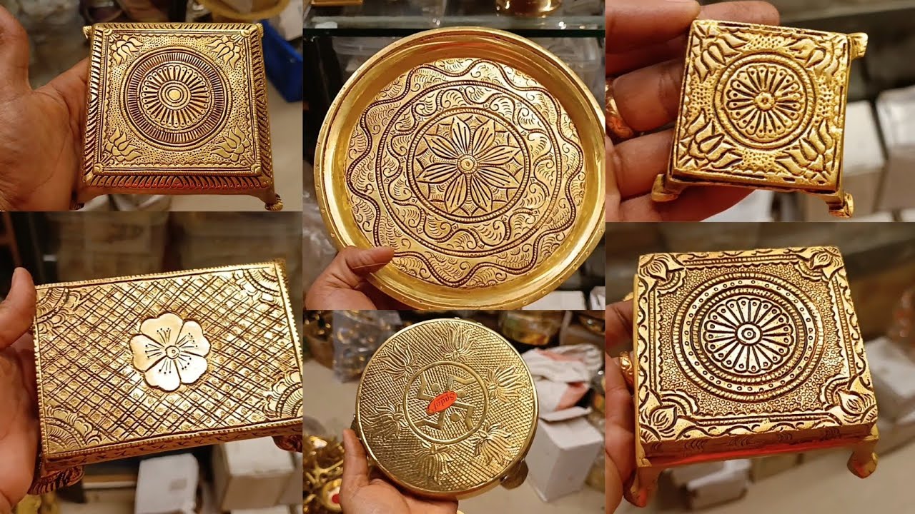Brass Pooja Item Collections with Price/ RL Handicrafts Vilakku Kadai