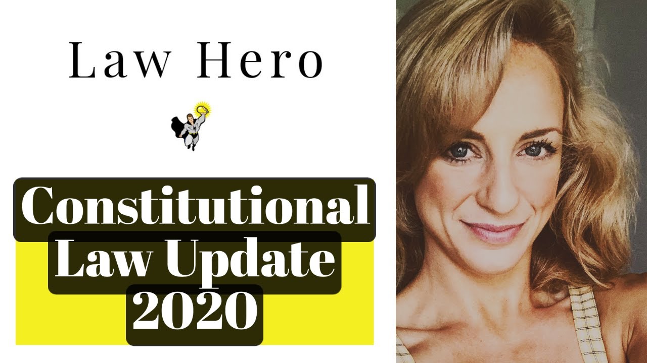 FE1 Constitutional Law Update 2020