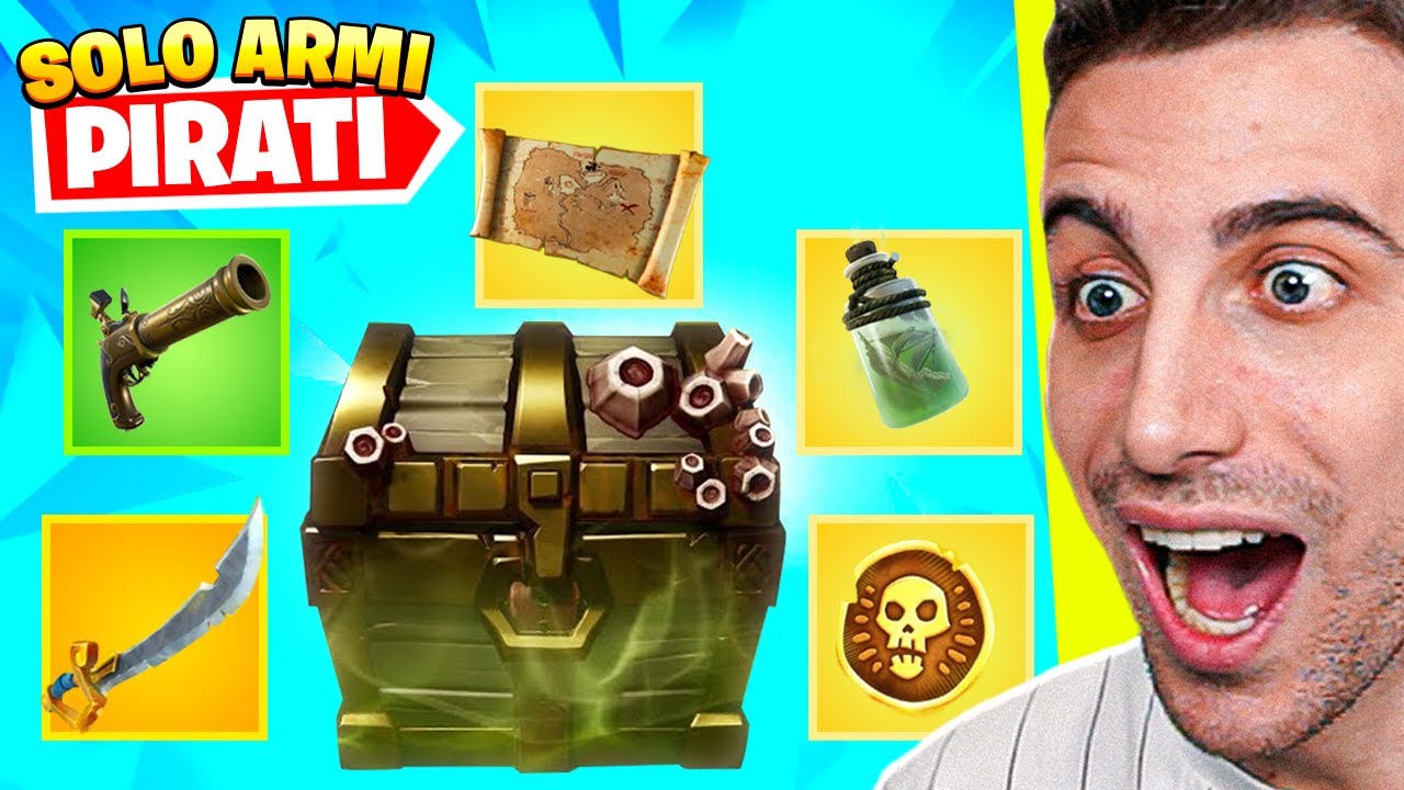 Gioco con SOLO Armi dei Pirati e VINCO la Partita! Stagione 3 Capitolo 5 Fortnite ITA!
